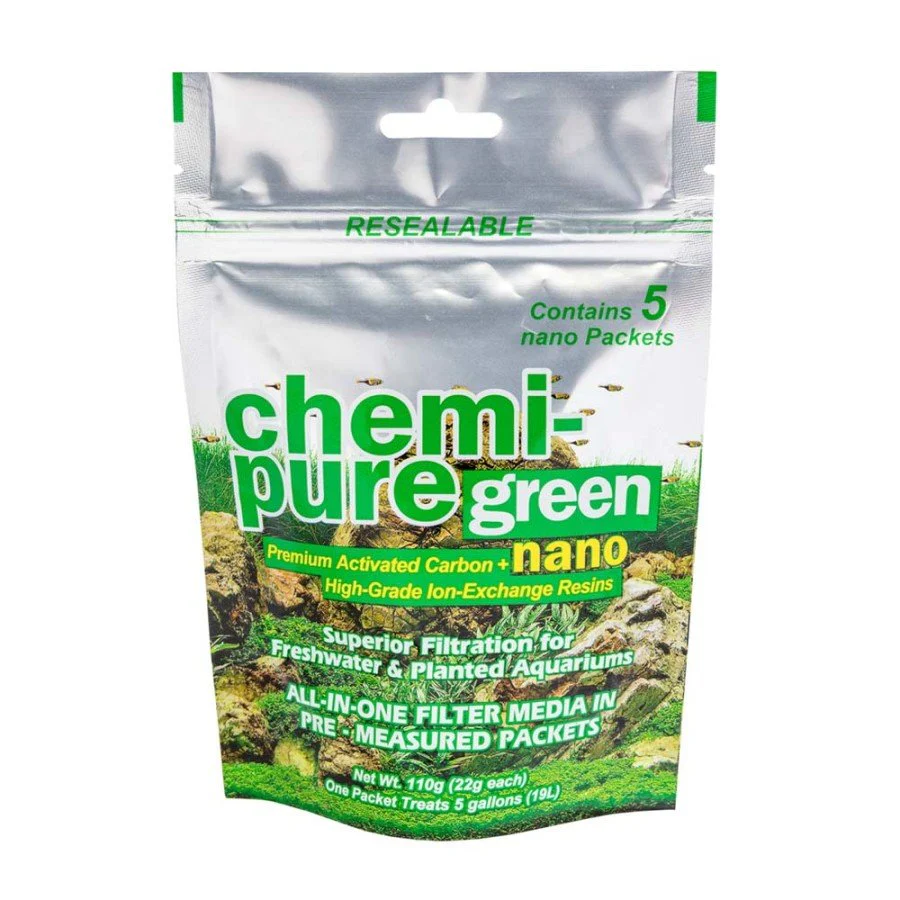 Boyd Enterprises Chemi-Pure Green Nano Ultimate Aquarium Filter Media 5 Count