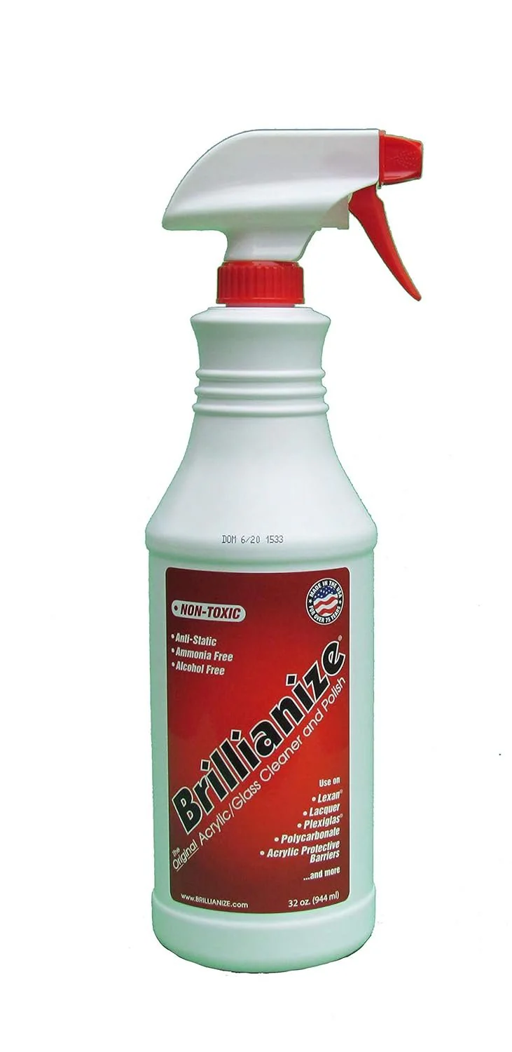 Brillianize Plastic Cleaner in Trigger Spray Bottle 32-oz