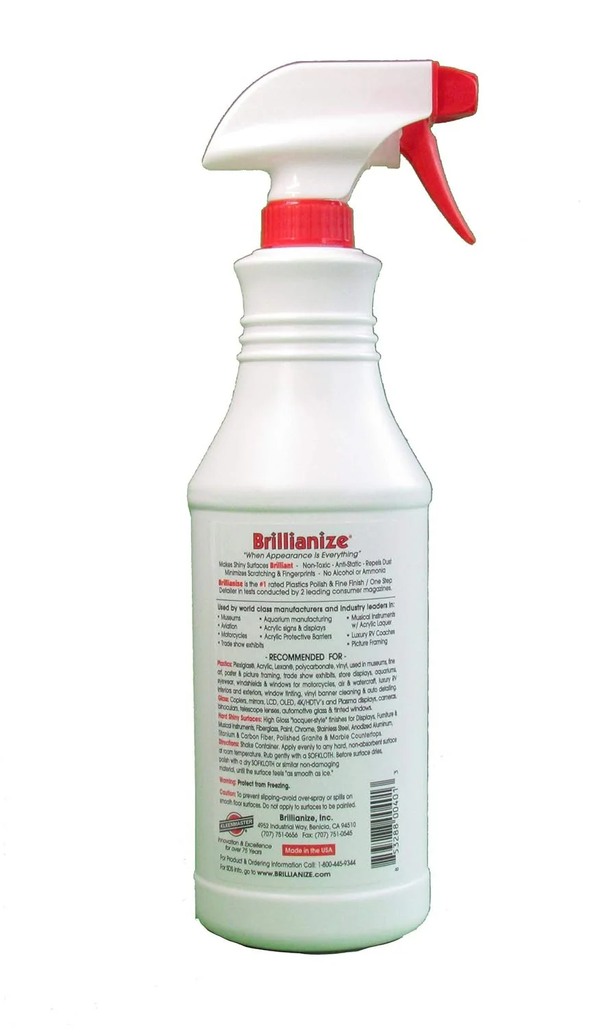 Brillianize Plastic Cleaner in Trigger Spray Bottle 32-oz - Image 2