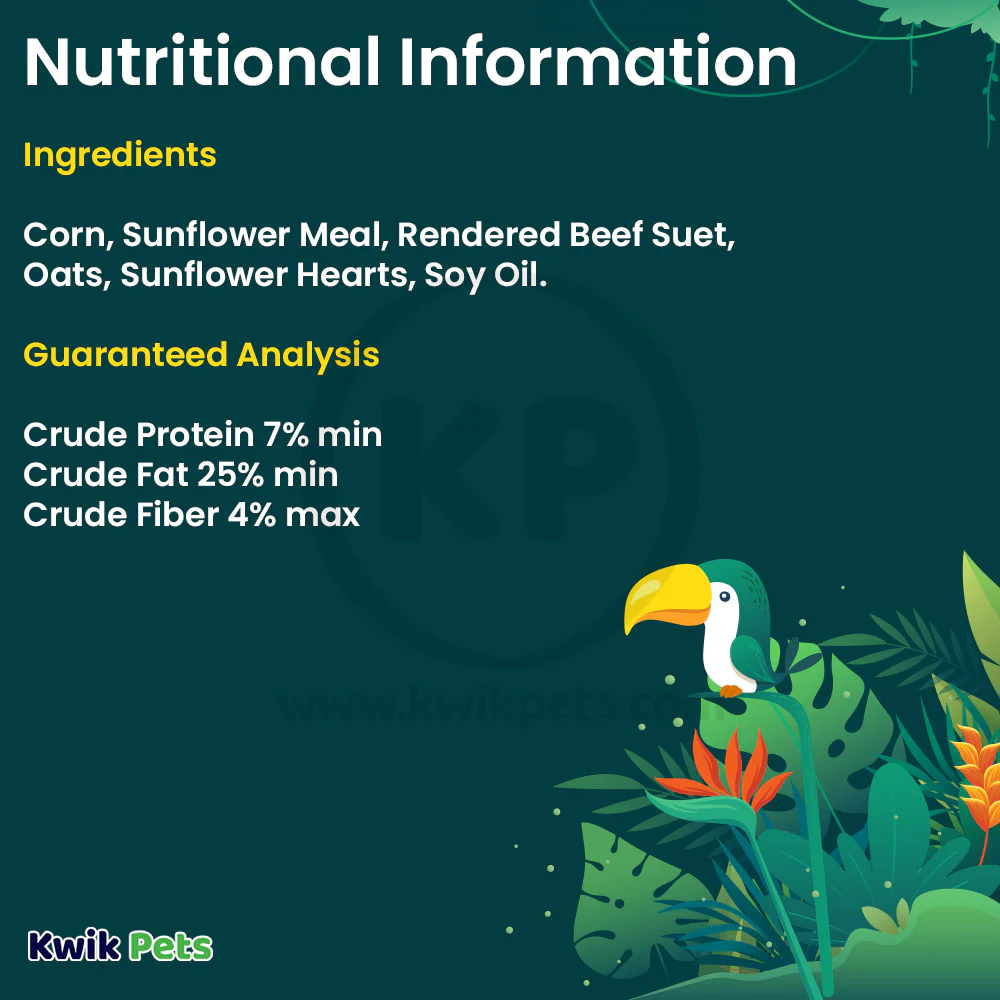 C&S Sunflower Suet Nuggets for Wild Birds 27-oz - Image 4