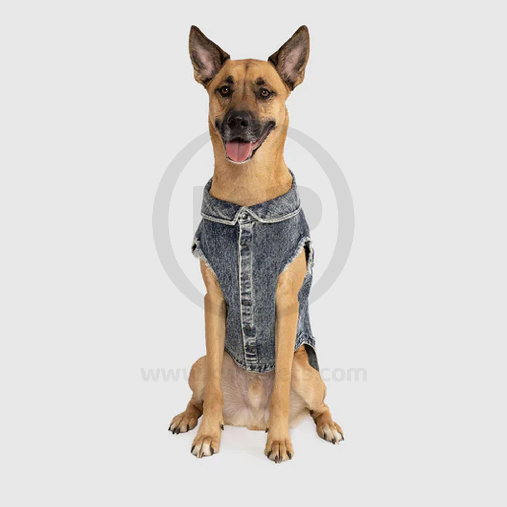 Canada Pooch Dog Denim Vest Blue 16 - Image 5