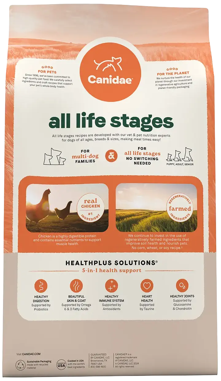Canidae All Life Stages Dry Dog Food Multi-Protein Recipe 5-lb - Image 2