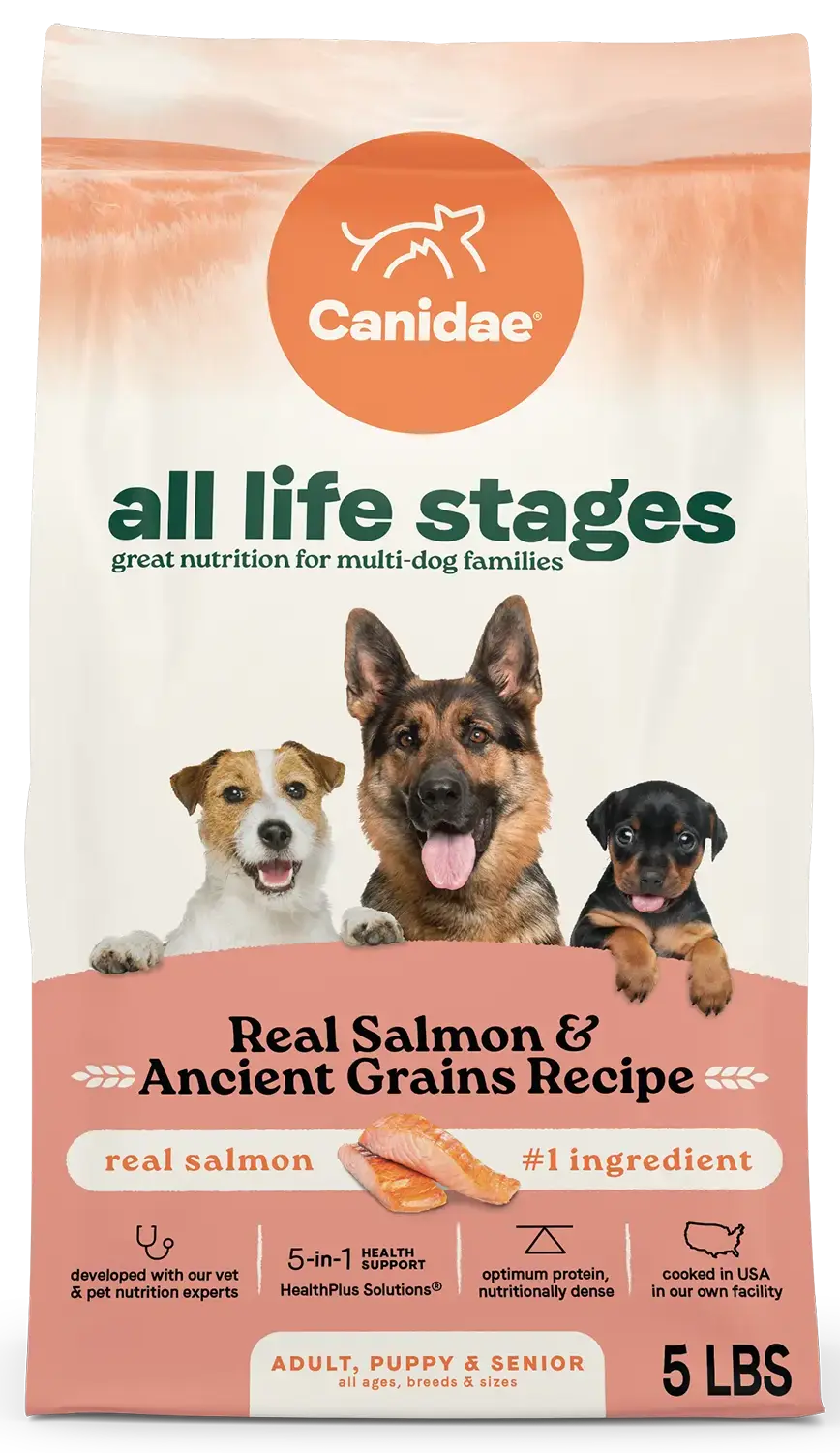 Canidae All Life Stages Dry Dog Food Real Salmon & Ancient Grains Recipe 5-lb