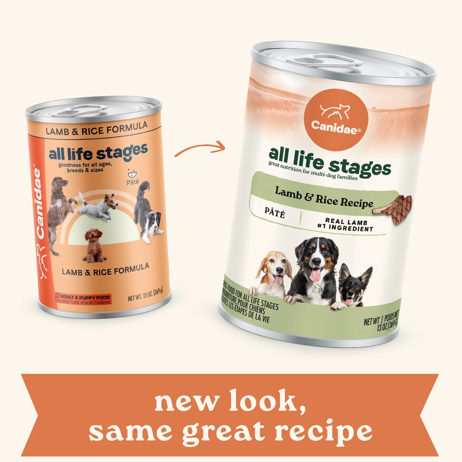 CANIDAE All Life Stages Canned Dog Food Lamb & Rice 13-oz - Image 3