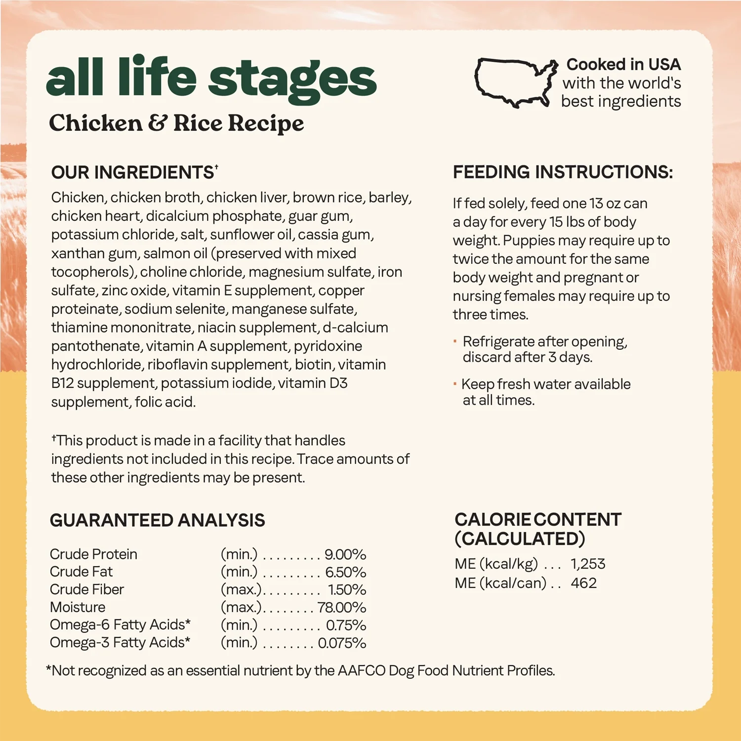 CANIDAE All Life Stages Canned Dog Food Lamb & Rice 13-oz - Image 6