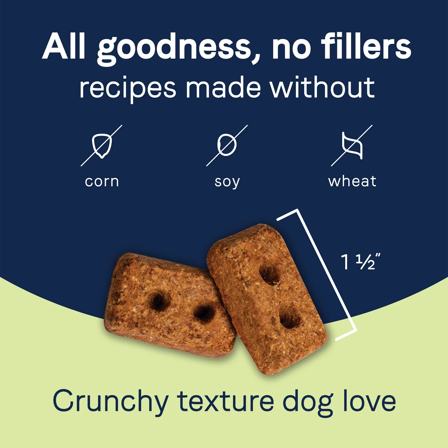 CANIDAE PURE Goodness Grain-Free Biscuit Dog Treats Duck & Chickpea 11-oz - Image 4