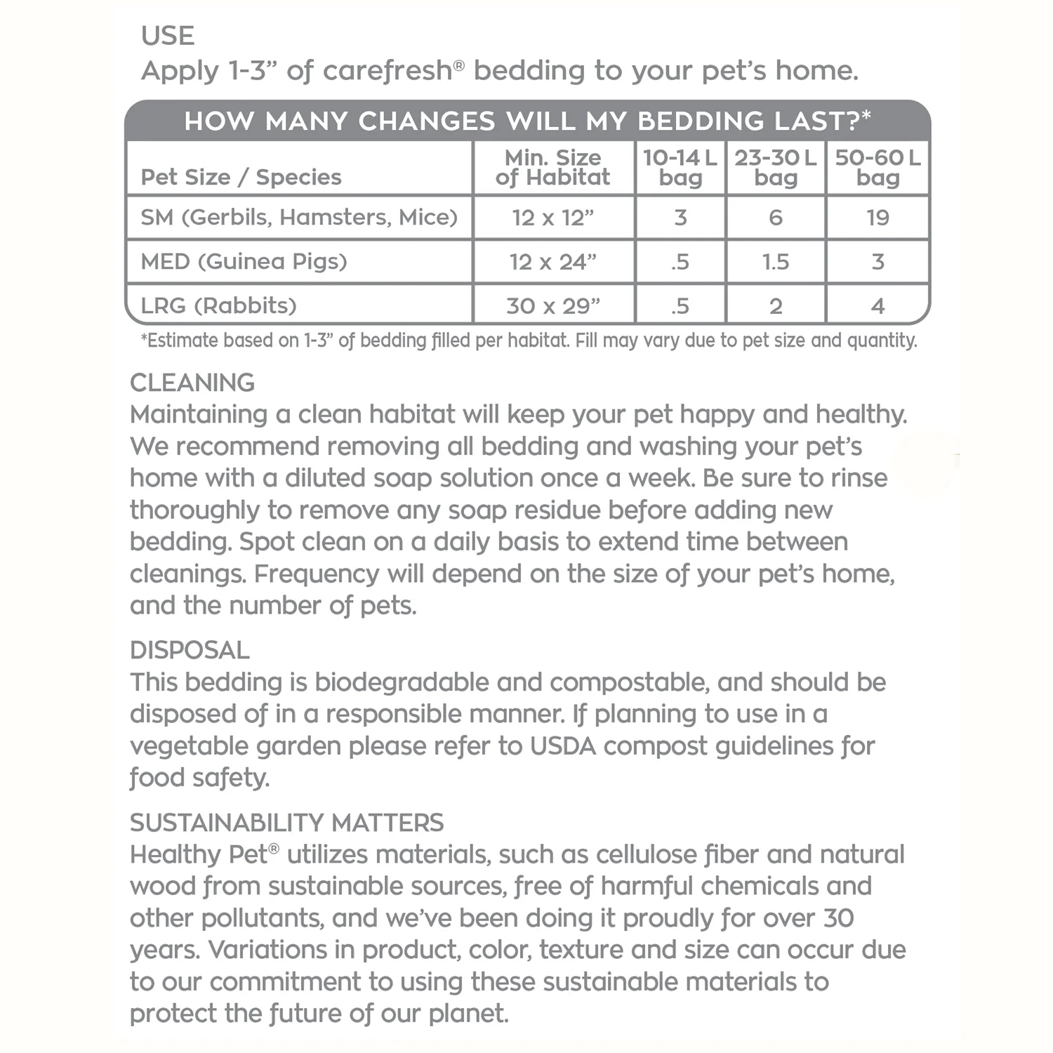 Carefresh Complete Comfort Purple Paper Bedding for Small Animals 50 Liter - Image 6