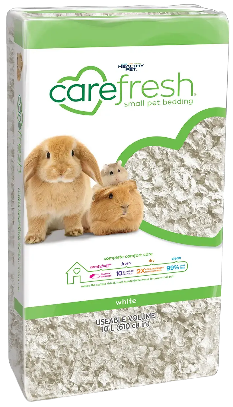 Carefresh Complete Comfort White Paper Bedding for Small Animals 10 Liter