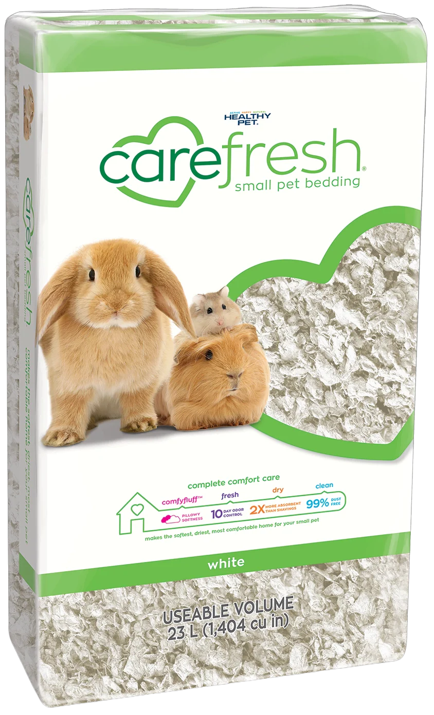 Carefresh Complete Comfort White Paper Bedding for Small Animals 23 Liter