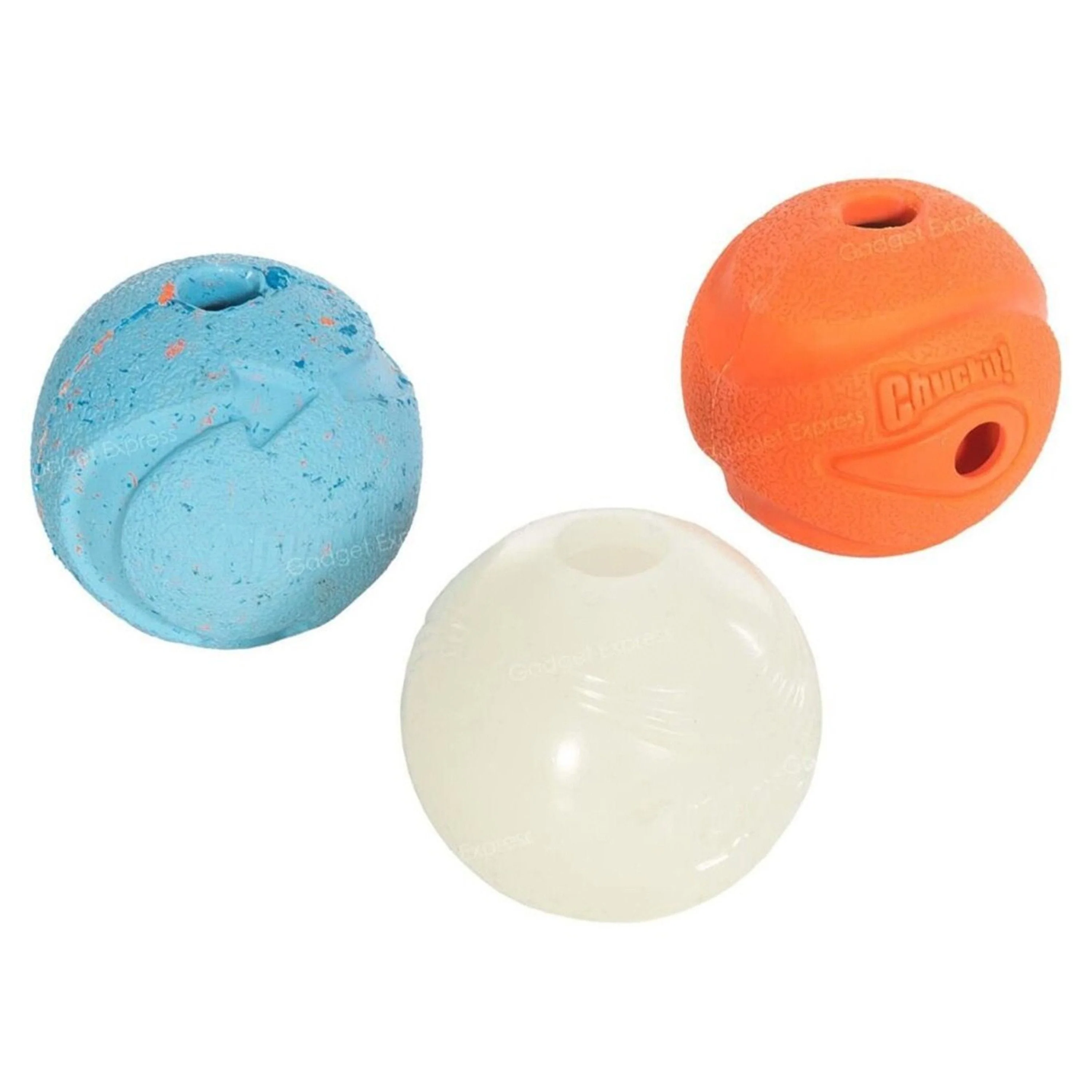 Chuckit! Fetch Medley Balls Dog Toy 2 Multicolor Medium 3 Count - Image 4