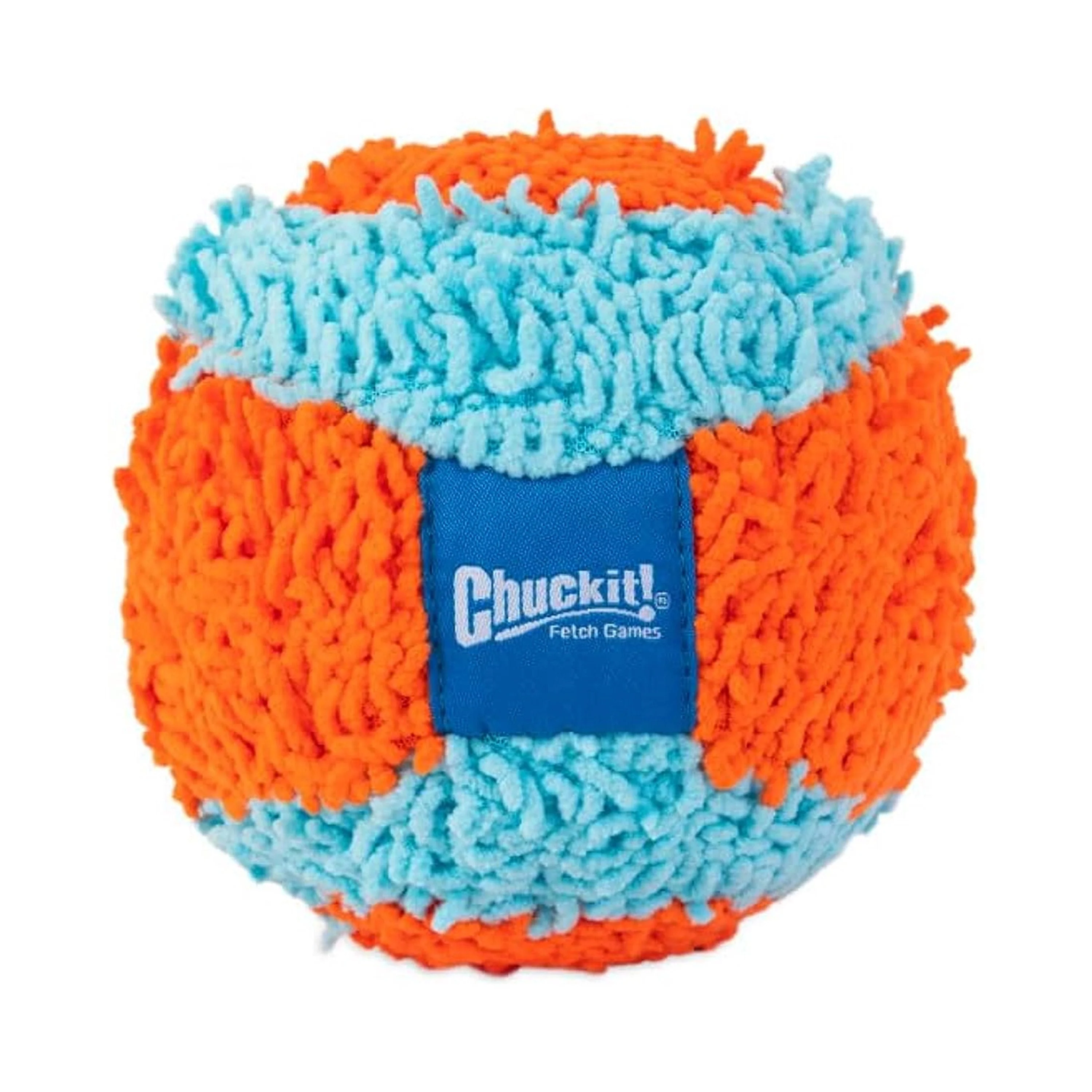 Chuckit! Indoor Ball Dog Toy Blue/Orange Medium - Image 4