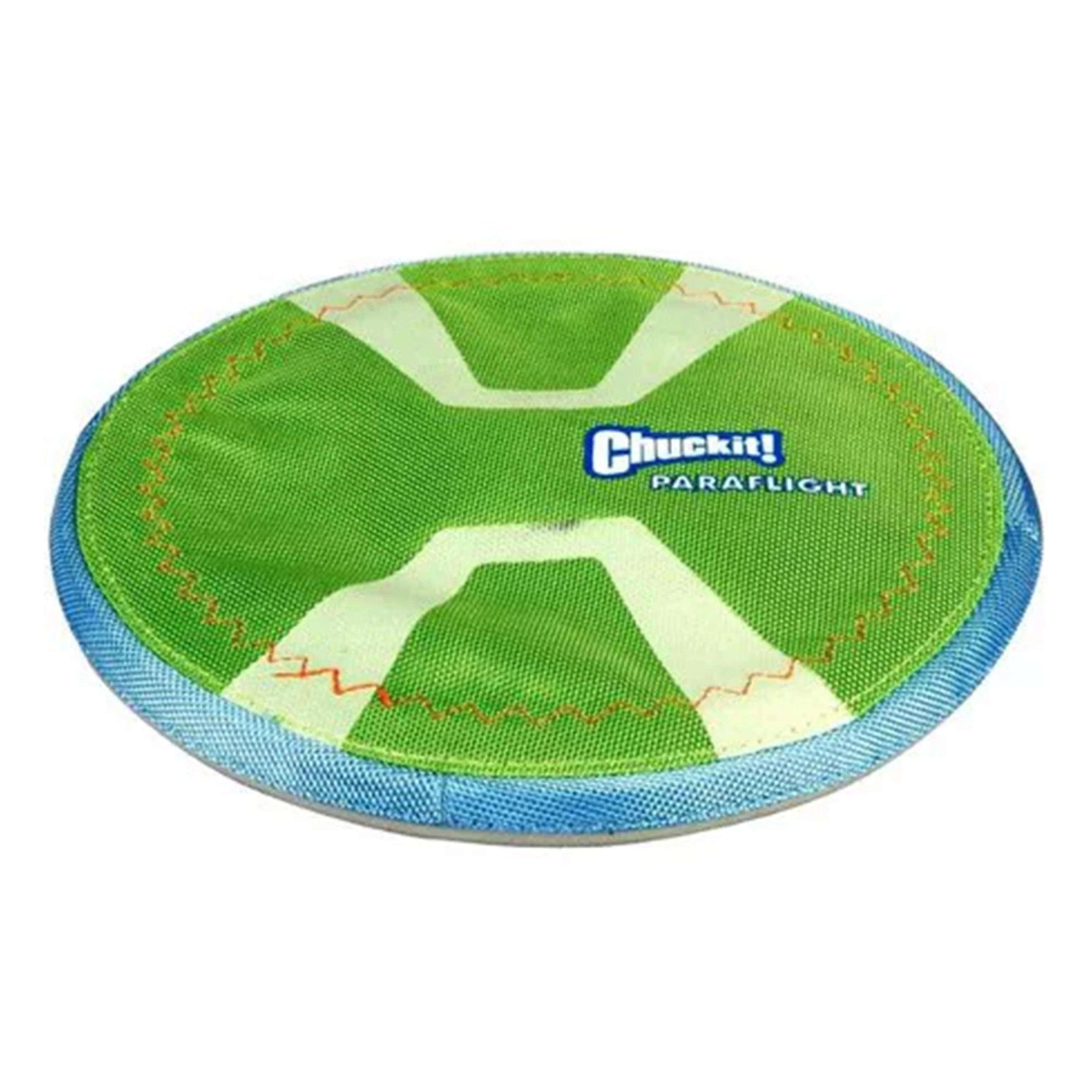 Chuckit! Paraflight Max Glow Dog Toy Green/White Large - Image 4