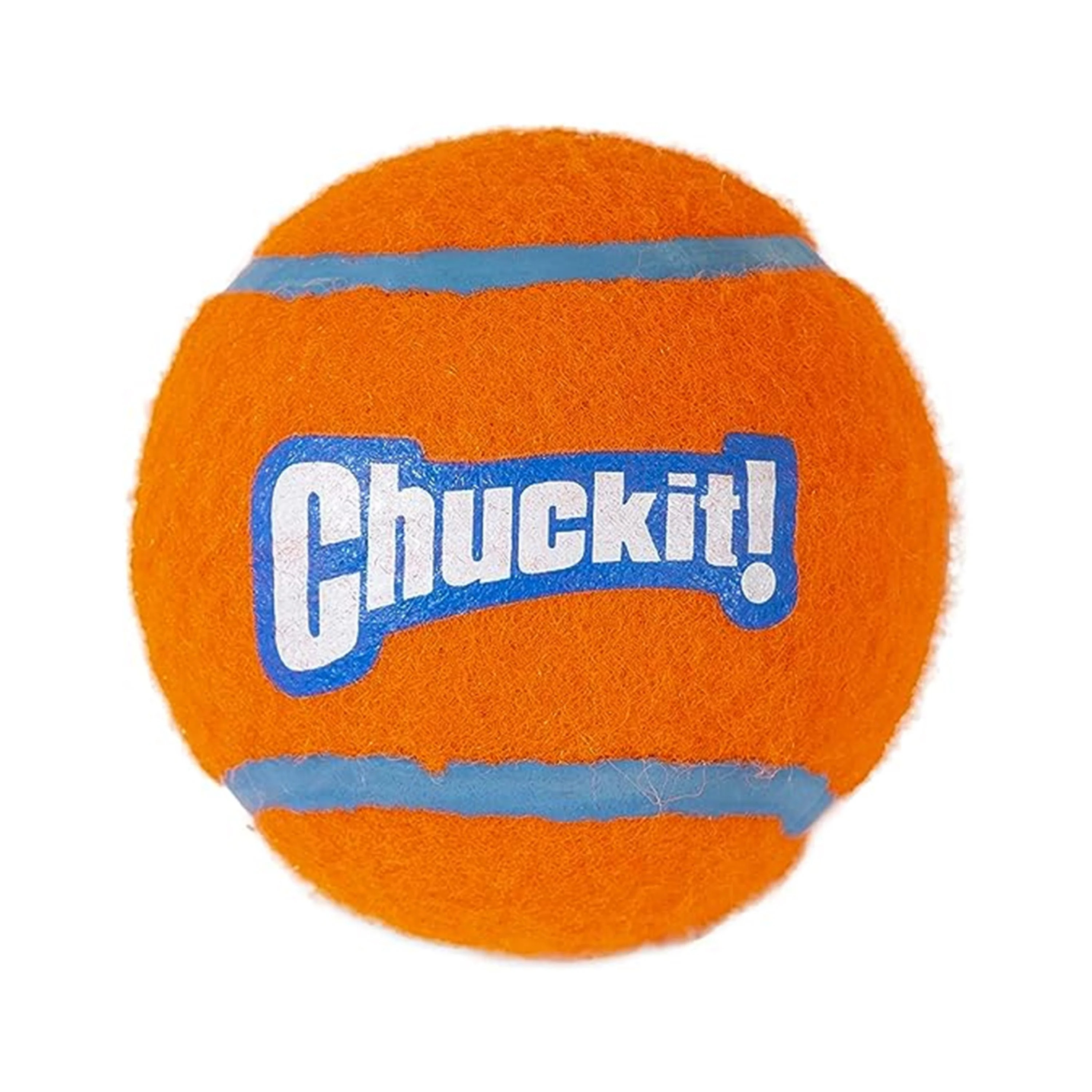 Chuckit! Tennis Ball Dog Toy Hang Tab Blue/Orange Medium 4 Count - Image 4
