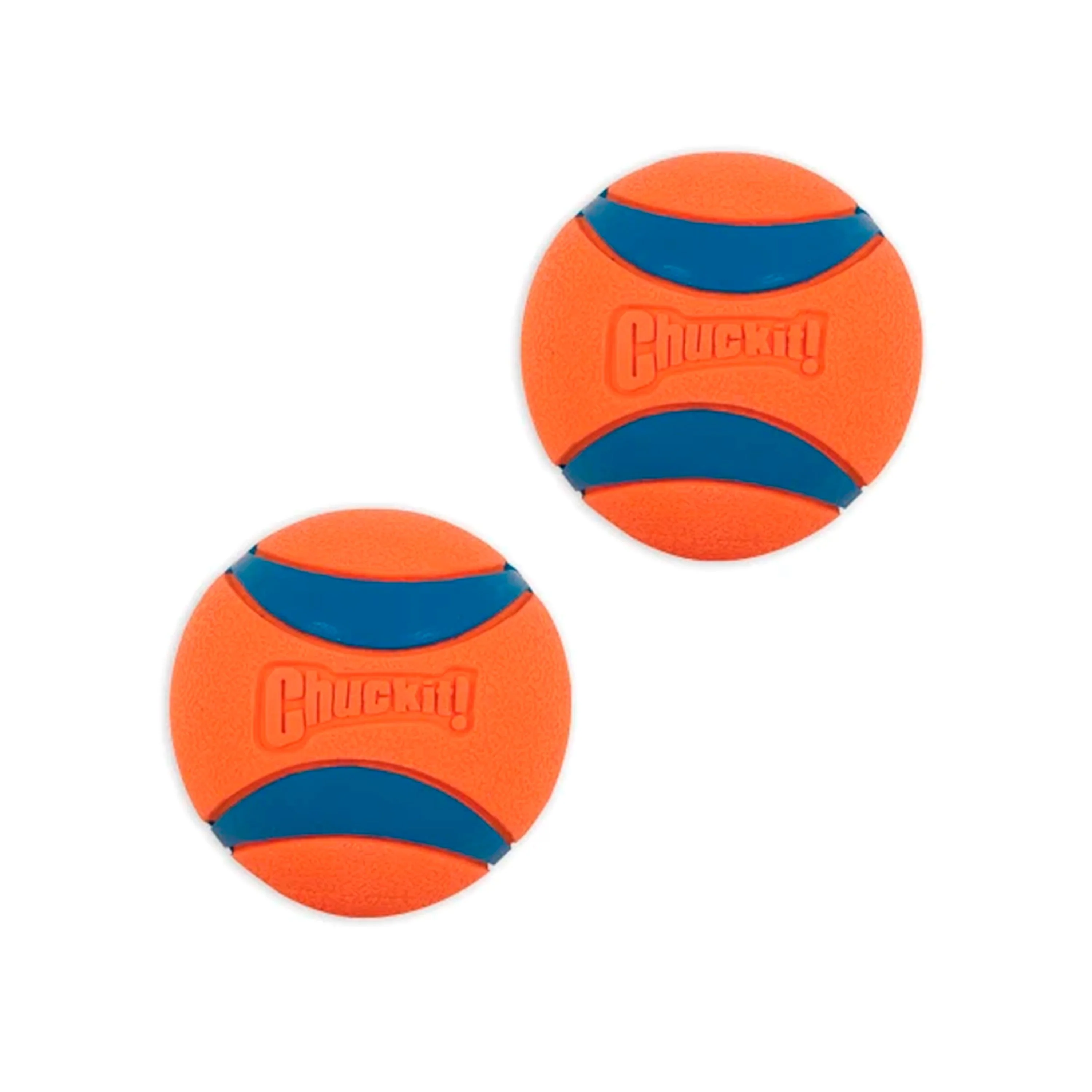 Chuckit! Ultra Ball Dog Toy Blue/Orange Medium 2 Count - Image 4