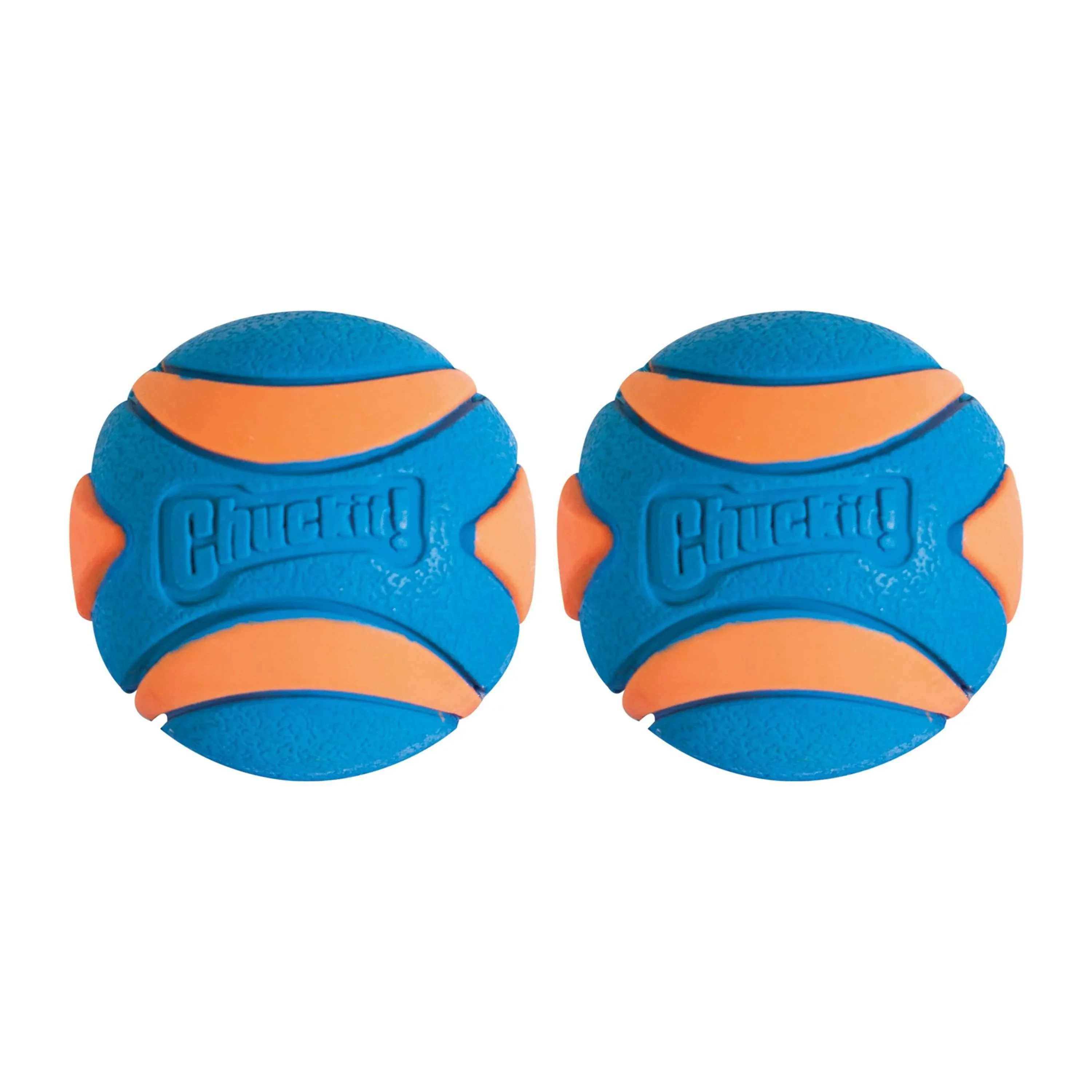 Chuckit! Ultra Squeaker Balls Dog Toy Blue/Orange Small 2 Count - Image 4