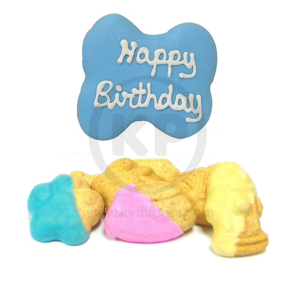 Claudia’s Canine Bakery Happy Birthday Dog Treats Peanut Butter Blue 11-oz - Image 6