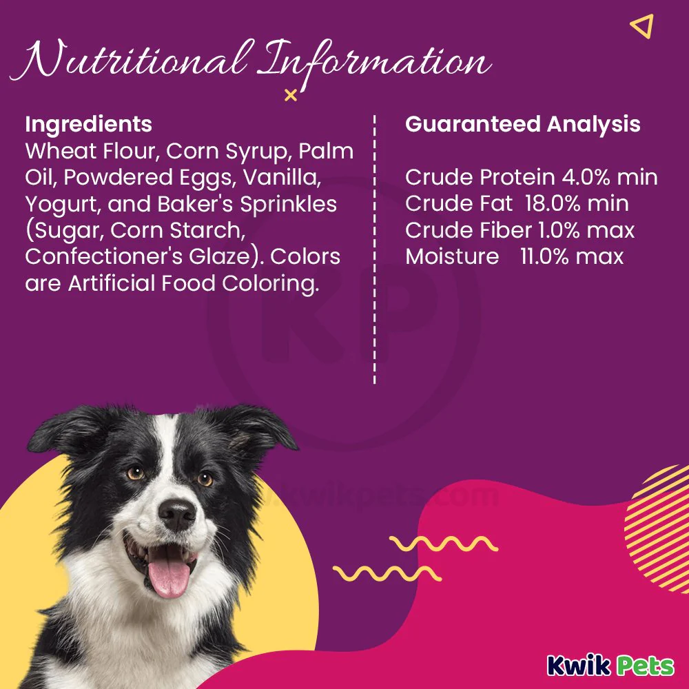 Claudia’s Canine Bakery PupCups with Sprinkles Dog Treat 12 Count - Image 4