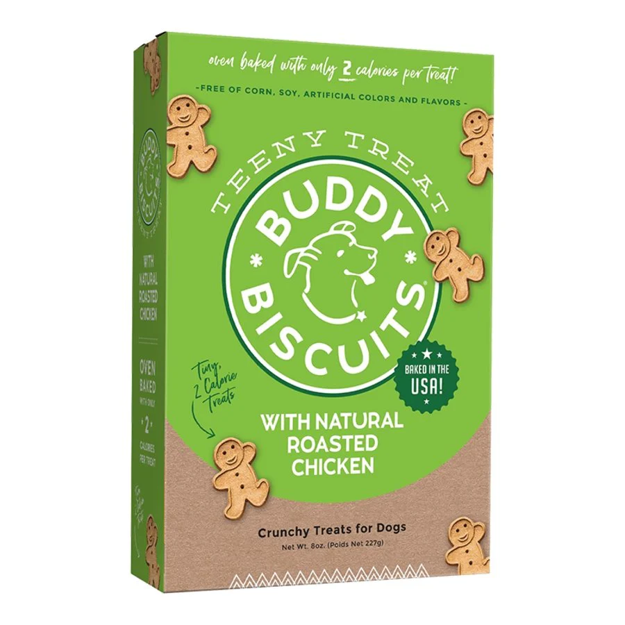 Cloud Star Buddy Biscuits Teeny Crunchy Dog Treats with Natural Roasted Chicken 8-oz