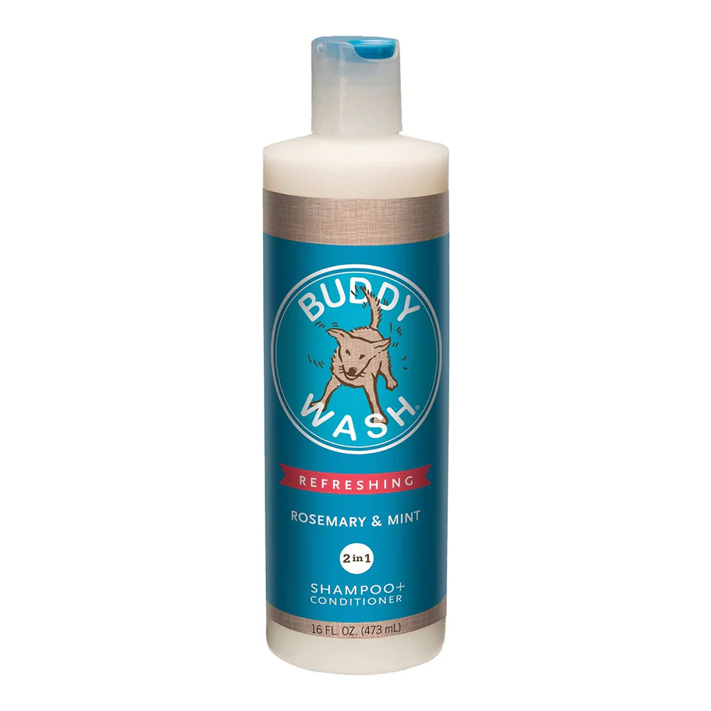 Cloud Star Buddy Wash 2 in 1 Dog Shampoo + Conditioner Rosemary & Mint 16-oz