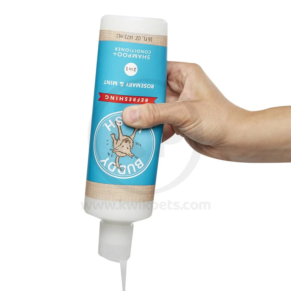 Cloud Star Buddy Wash 2 in 1 Dog Shampoo + Conditioner Rosemary & Mint 16-oz - Image 3