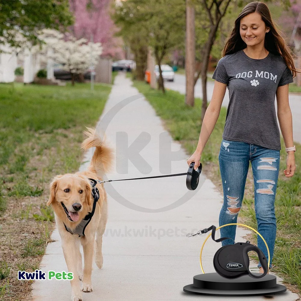 Coastal Retractable Dog Leash Black Medium 16 ft - Image 4