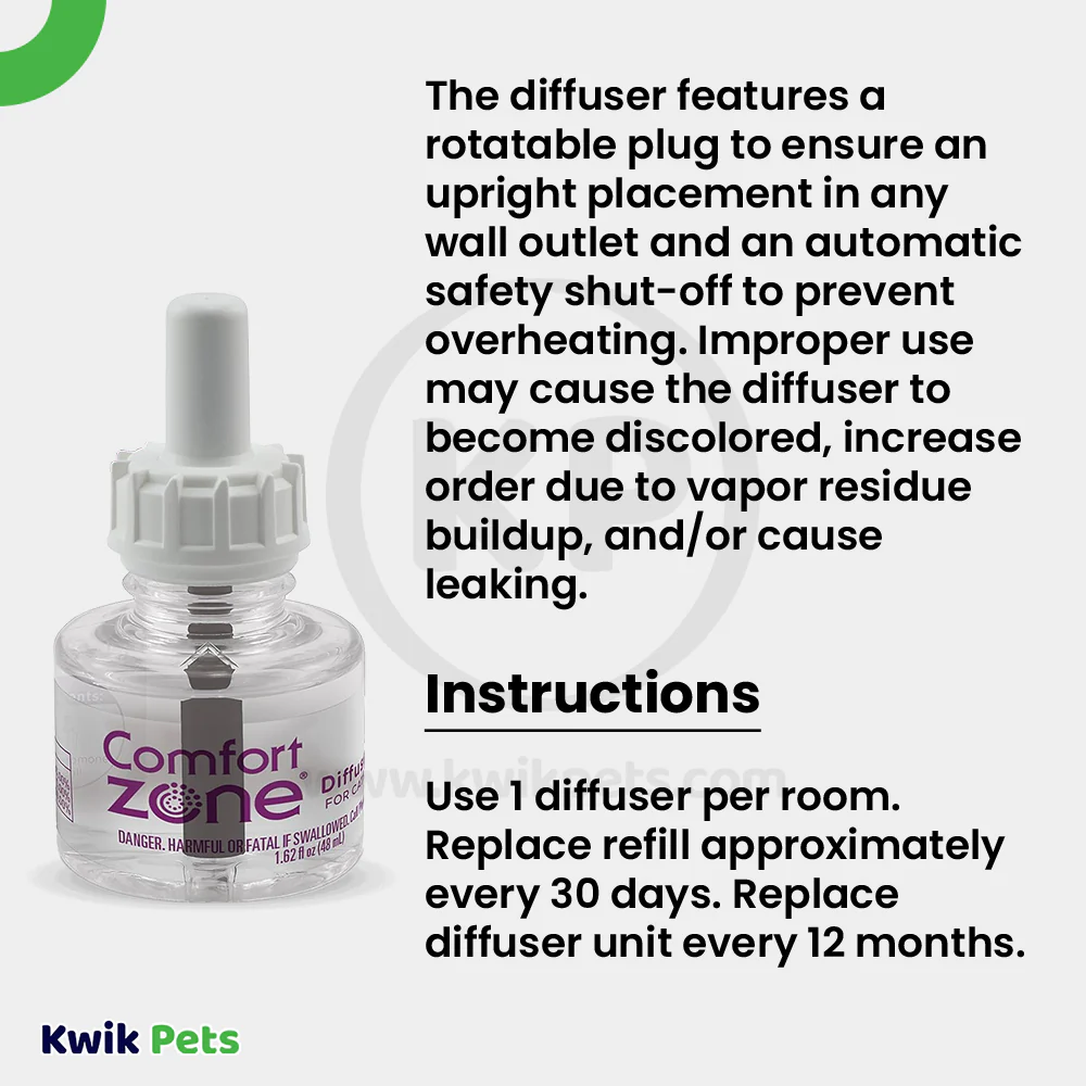 Comfort Zone Multi-Cat Calming Diffuser Refills 2 Count - Image 5