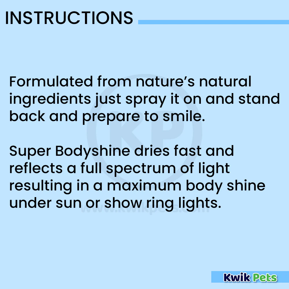 Cowboy Magic Super Bodyshine Grooming Spray for Dogs, Cats & Horses 32‑oz - Image 5