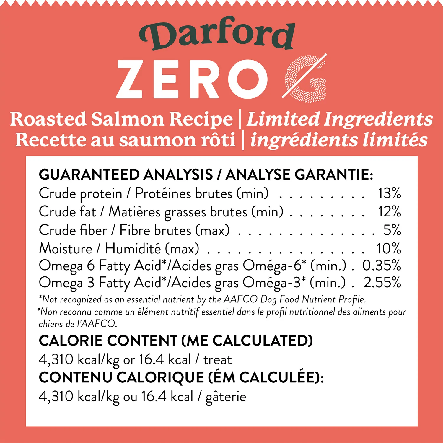Darford Zero/G Grain-Free Roasted Salmon Dog Treats 12-oz - Image 4