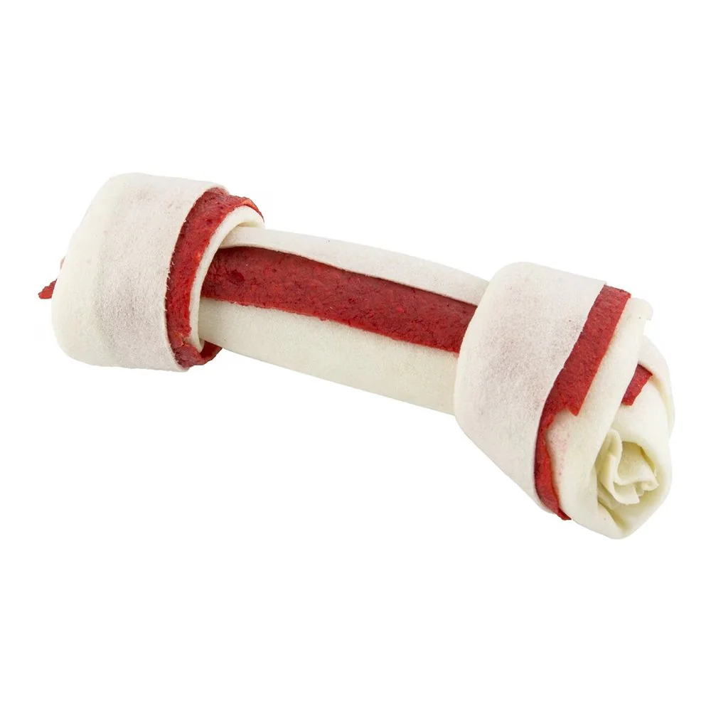 Dingo Rawhide Chicken Bone Dog Treat Medium 2.2-oz - Image 6