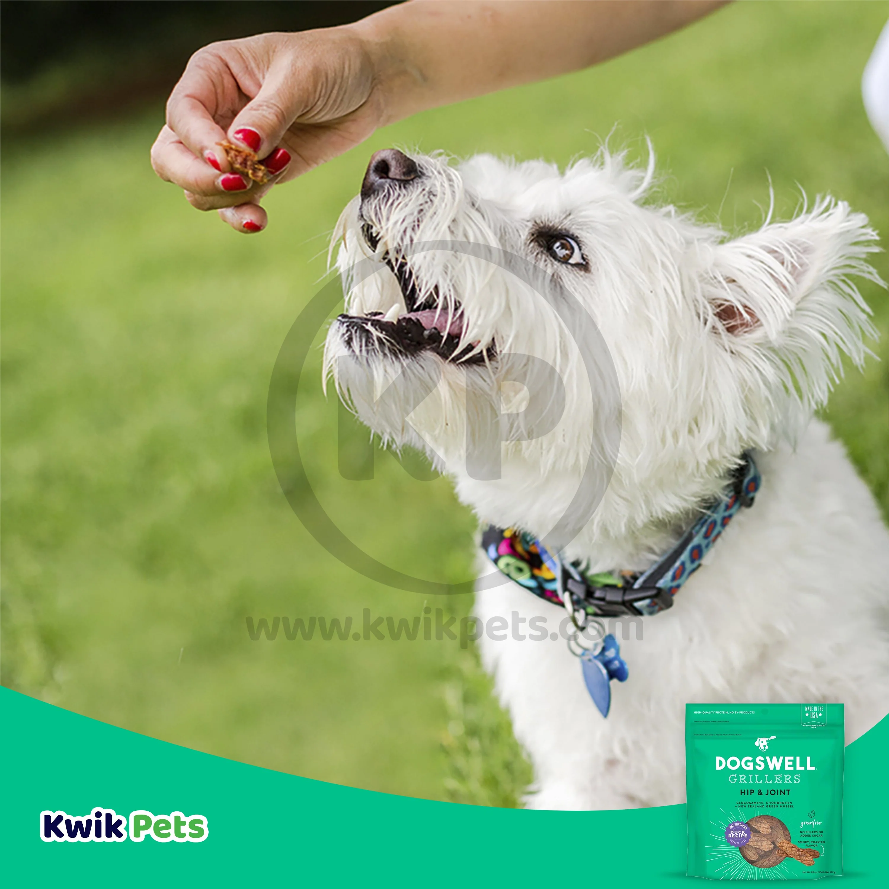 Dogswell Hip & Joint Grillers Grain-Free Dog Treats Duck 20-oz - Image 8