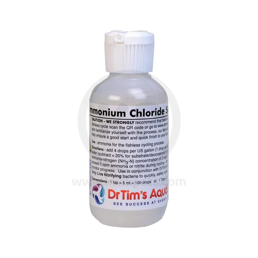 Dr. Tim's Aquatics Ammonium Chloride Solution for Fishless Cycling 2-oz - Image 5