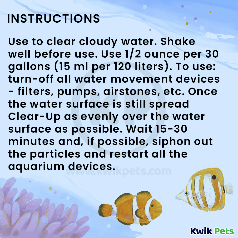 Dr. Tim's Aquatics Clear-UP Natural Water Clarifier for Reef Aquarium 8-oz - Image 4