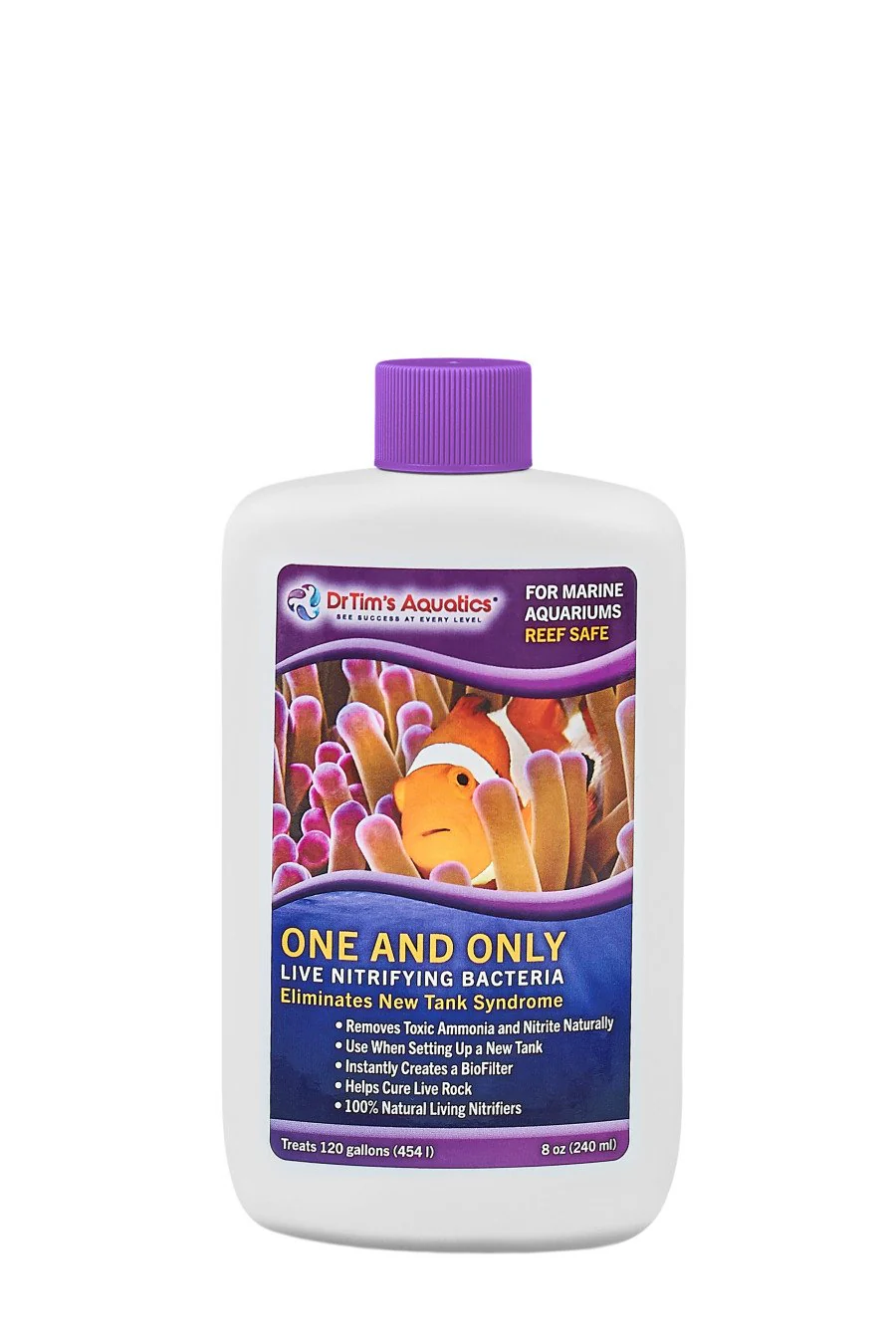 Dr. Tim's Aquatics One & Only Live Nitrifying Bacteria for Reef Aquariums 8-oz - Image 2