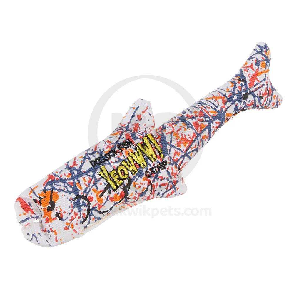 Yeowww! Pollock Fish Catnip Cat Toy Multicolor 11-in - Image 5