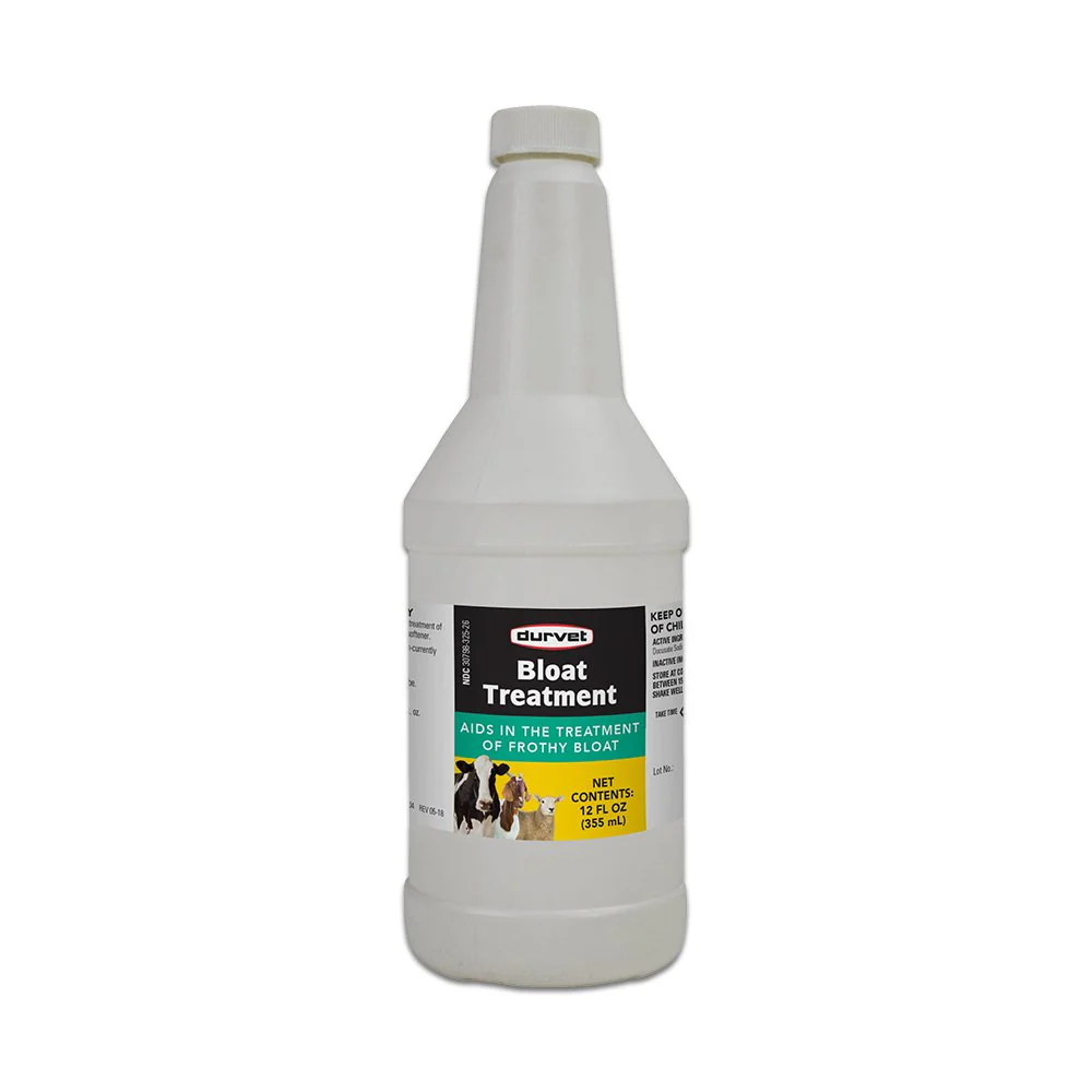 Durvet Bloat Treatment for Cattle Sheep & Goats 12-oz