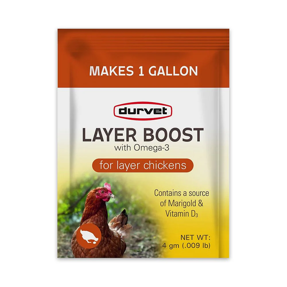 Durvet Layer Boost with Omega-3 for Layer Chickens 4 gram