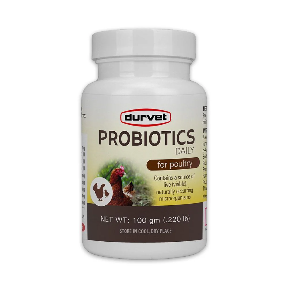 Durvet Probiotics Daily Poultry Supplement 100 gram