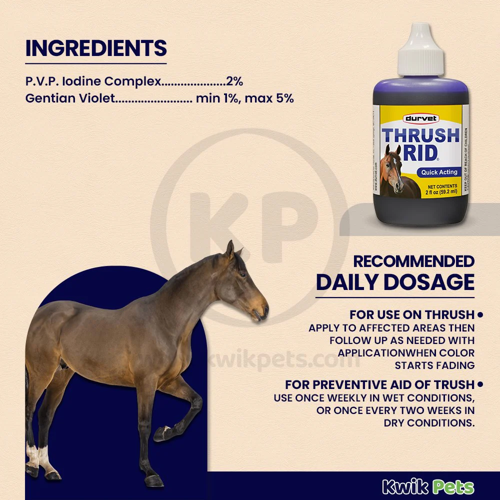 Durvet Quick Action Thrush RID Hoof Care 2-oz - Image 3