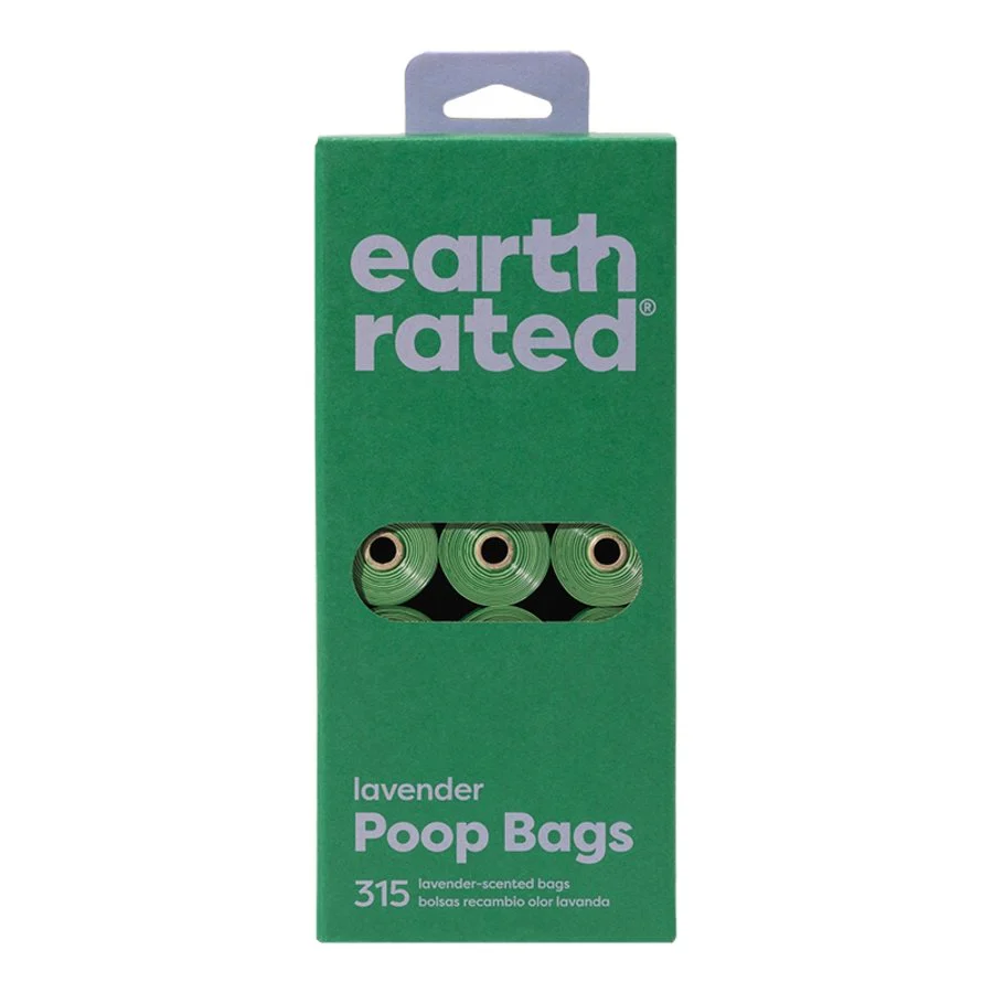 Earth Rated Lavender Scented Dog Poop Bag on Refill Rolls 315 Count