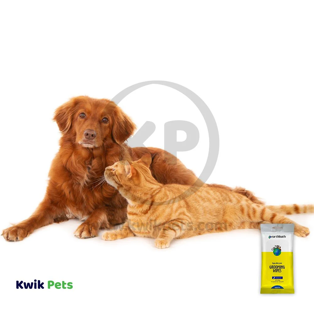 Earthbath Hypo-Allergenic Pet Grooming Wipes Fragrance Free 30 Count - Image 5