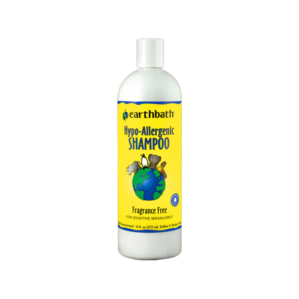 Earthbath Hypo-Allergenic Pet Shampoo Fragrance Free 16-oz