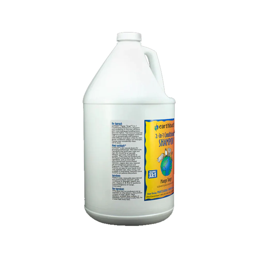 Earthbath 2-in-1 Conditioning Pet Shampoo Mango Tango 128-oz - Image 2