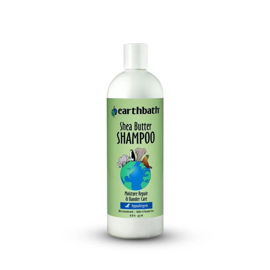Earthbath Shea Butter Moisture Repair & Dander Care Hypoallergenic Spray for Dogs & Cats 16-oz