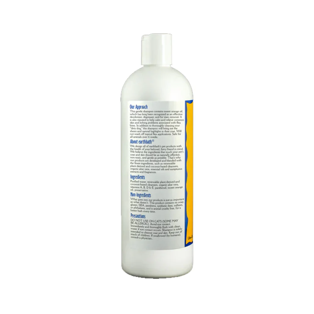 Earthbath Dirty Dog Shampoo Sweet Orange Oil 16-oz - Image 2
