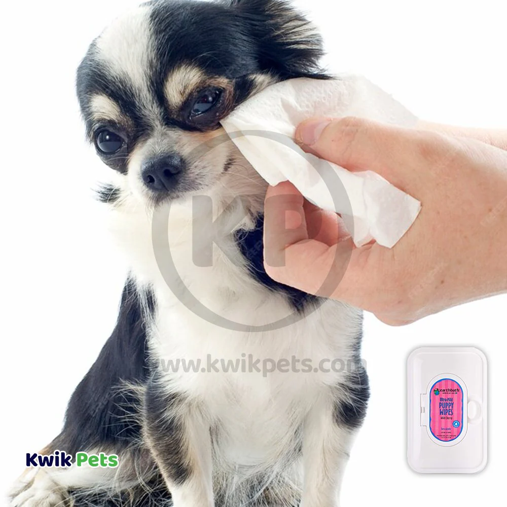Earthbath Ultra-Mild Puppy Wipes Wild Cherry 100 Count - Image 4
