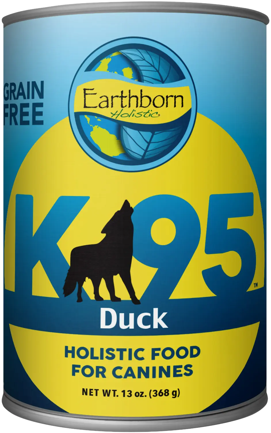 Earthborn Holistic K95 Grain-Free Meat Protein Wet Dog Food Duck 13-oz