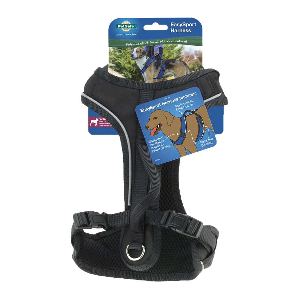 EasySport Comfortable Dog Harness Black XS