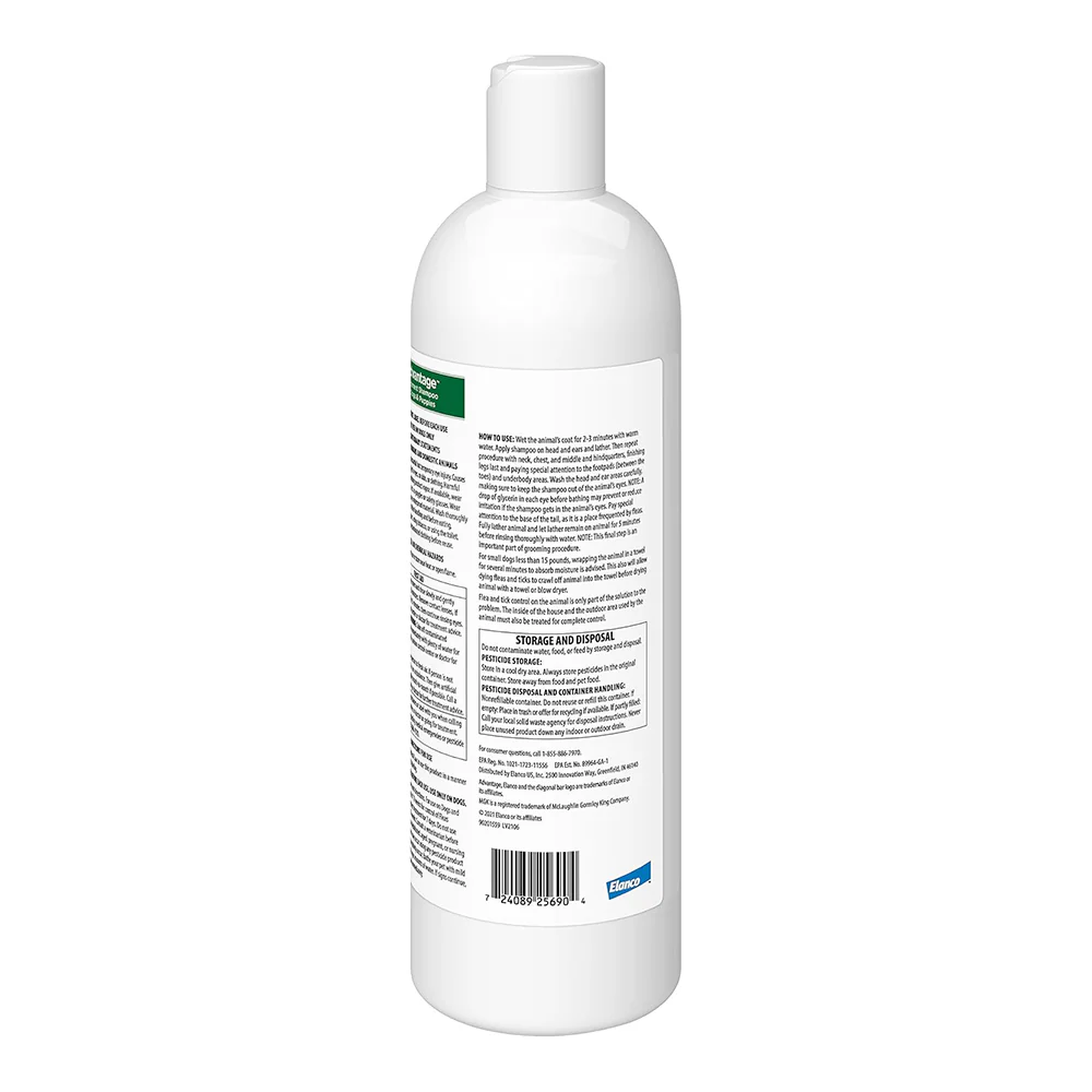 Elanco Advantage Flea & Tick Shampoo for Dogs & Puppies 24-oz - Image 2