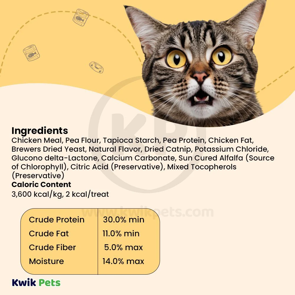 Emerald Pet Grain-Free Feline Dental Cat Treats Catnip 11-oz - Image 6