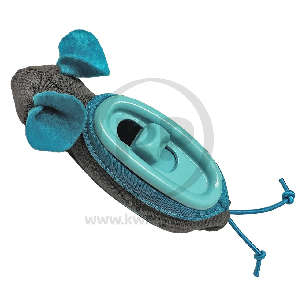 Doc & Phoebe's The Hunting Snacker Interactive Cat Feeder Toy Black & Blue 3.5-in - Image 5